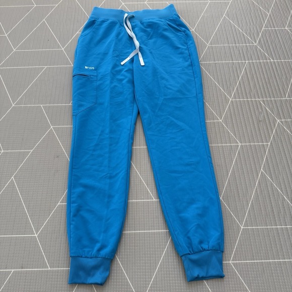 Figs Pants - Figs Scrub Bottoms Joggers Small Tall Blue 1000176T PO# 5220